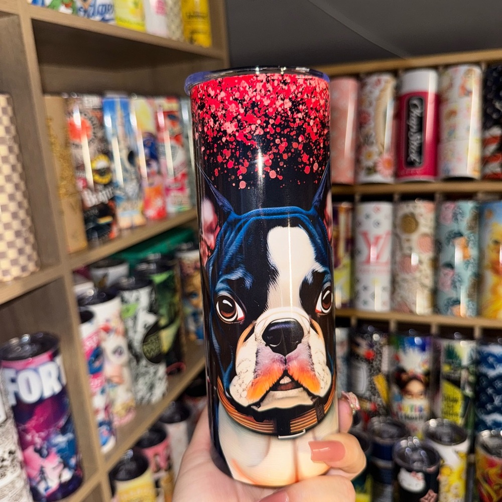 20oz Boston Terrier Tumbler